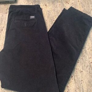 Mens Corduroy Pants- Black 30x30 (Chaps Brand)VGUC